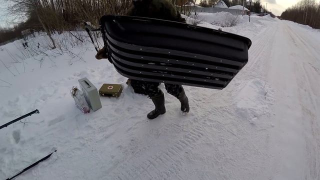 Как погрузить мотобуксировщик с модулем "Толкач" в прицеп смотреть онлайн