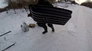 Как погрузить мотобуксировщик с модулем "Толкач" в прицеп