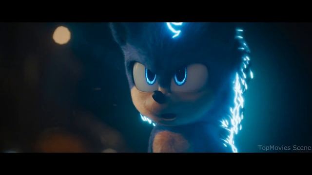 Соник против Роботника Финальный бой: Соник в кино (2020) Момент из фильма