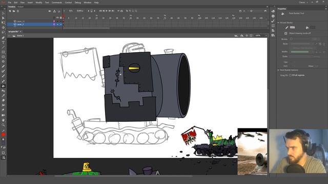 Рисуем Танк Штурмтигр РанЗар Speed Paint RanZar смотреть онлайн
