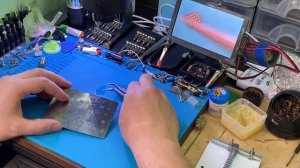 Как накатать шары на BGA микросхему паяльной пастой