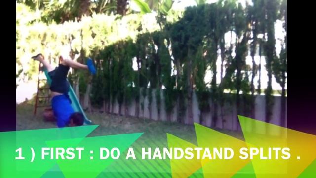 My Front Walkover Tutorial . смотреть онлайн