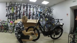 Сборка электровелосипеда из коробки e-ALFA.Велосипед для города