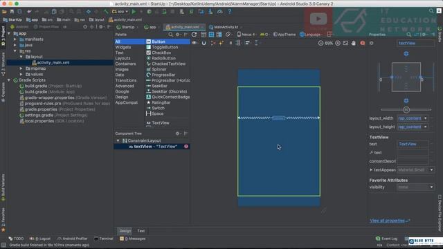Kotlin android tutorial - 90 - Layout design смотреть онлайн