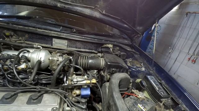 Toyota Corsa  замена прокладки гбц.