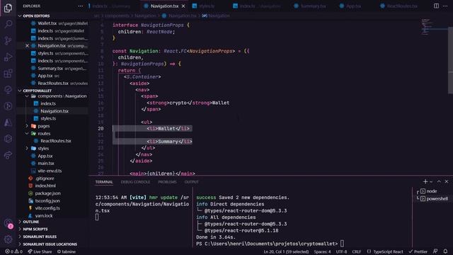 React: Gerenciamento de Rotas e Navegação смотреть онлайн