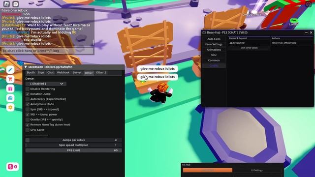 Roblox Pls Donate? Script | Robux Farmer, Auto Reply, Server Hop, Emotes/Dances & More *PASTEBIN* смотреть онлайн
