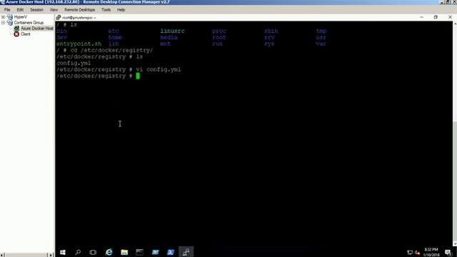 Steps to configure private registry for docker Windows server 2016 смотреть онлайн