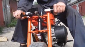 Самодельный мопед, мини байк к-1