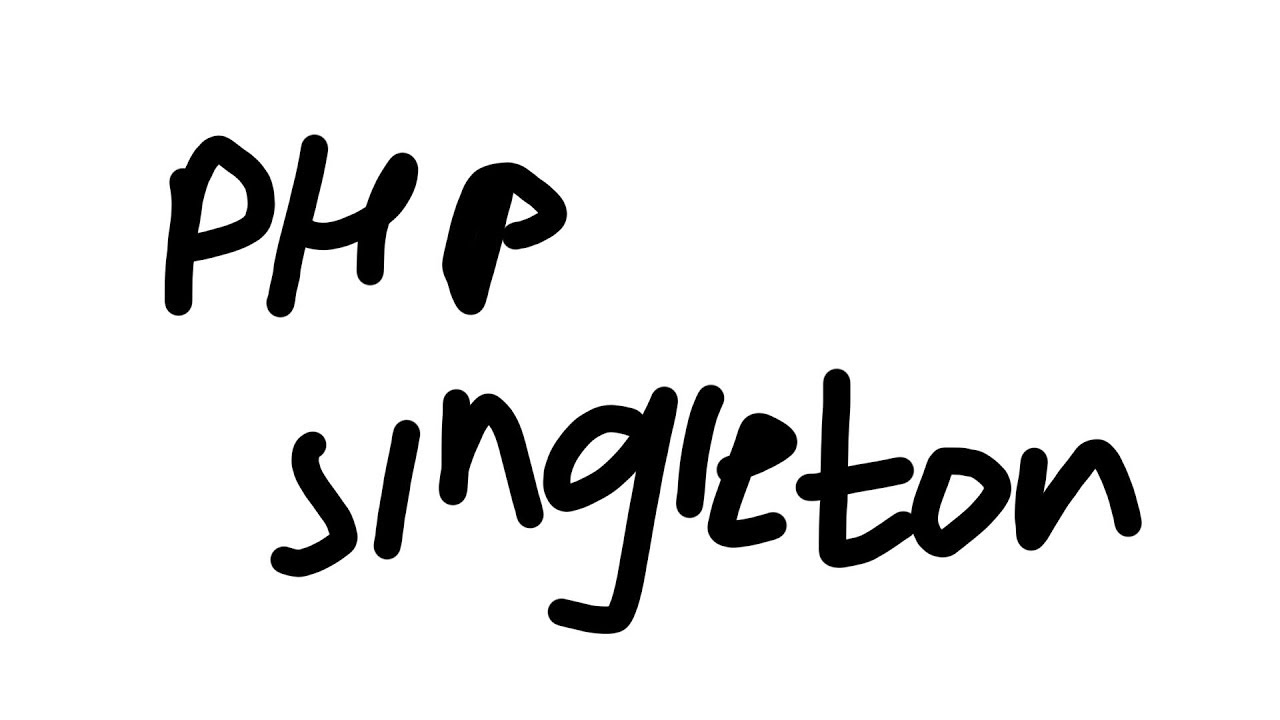 PHP Что такое singleton смотреть онлайн