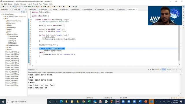 17 - Java programming - object casting - object equals - ArrayList смотреть онлайн