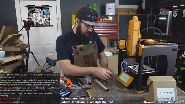 LETS BUILD A COCOA PRESS Part 3 - 3D Chocolate Printer #3dprinting #livestream смотреть онлайн
