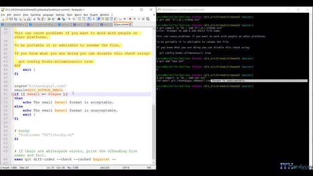 (T45-6)User2備份GitHook和GitConfig смотреть онлайн