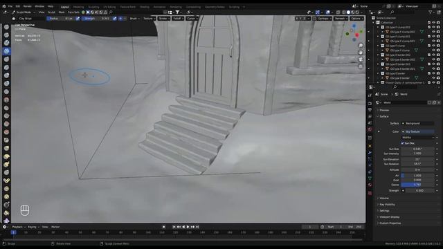 Mystical Forest In Blender - Timelapse смотреть онлайн