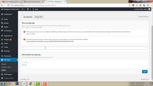 How to change admin url and login url in Wordpress | Wordpress Tutorial for Beginners смотреть онлайн