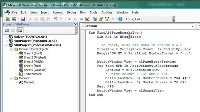 Excel Sorcery - Running Total in Footer - Episode 2058 смотреть онлайн