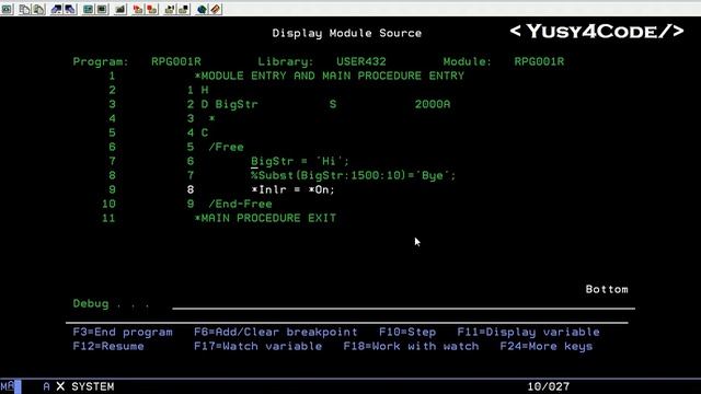RPGLE Debugging Tips & Tricks смотреть онлайн