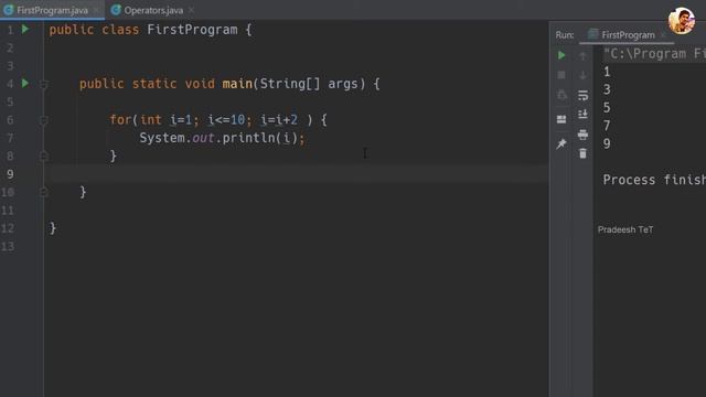 For loop in Java - Java tutorial in Tamil | Pradeesh TeT смотреть онлайн