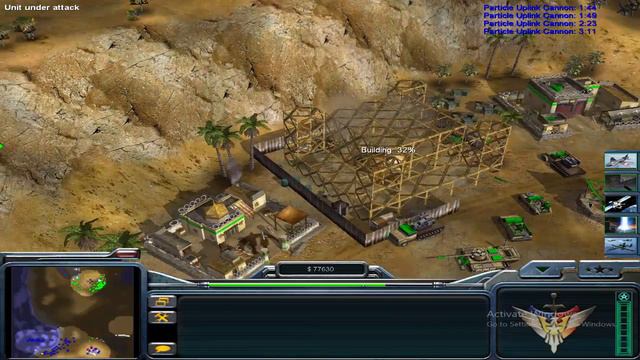 Command & Conquer - Generals Game-play (CUSTOM MISSION - USA : Mission Courage of Despair-Part 2) смотреть онлайн