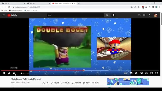 Meme Time! Reacting to Mario Reacts to Nintendo Meme's 4 смотреть онлайн