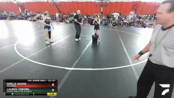 122-127 Lbs Round 2 - Lauren Osborn, Askren Wrestling Academy Vs Amelia Adams, Wisconsin 5253