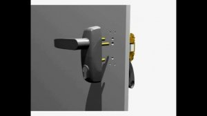 Как установить ручку и замок системы Антипаника на двухстворчатую дверь