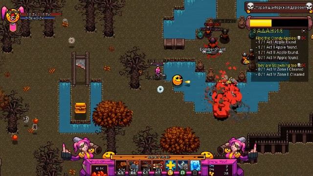 Hero Siege - Играем за класс пират (Halloween quests часть 5) смотреть онлайн
