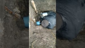 Монтаж муфты ПНД 110-2"