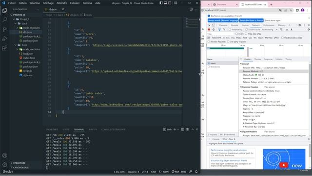 Javascript : Utilisation d'un fichier .json (Partie 7) смотреть онлайн