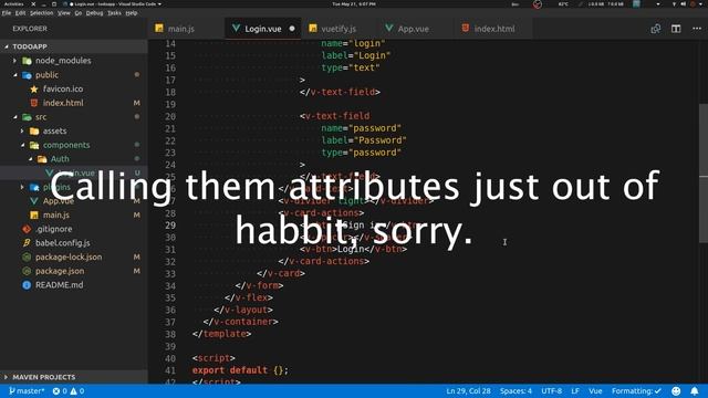 01 | Vue Todo: Vuetify - Installing and making UI | смотреть онлайн