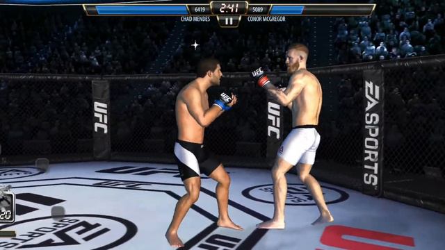 UFC MOBILE. Прохождение карьеры CHAD MENDES. 122 бой. смотреть онлайн