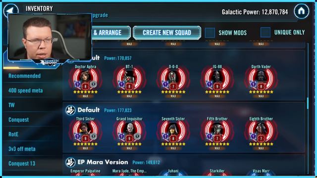 BEST TERRITORY WAR TEAMS AND COMPS (February 2024) TW #starwars #galaxyofheroes #swgoh #tw