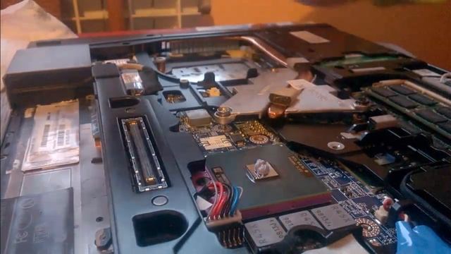 Cooling, fan, thermal paste replacement - DELL E6500 смотреть онлайн