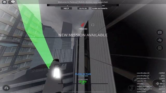Level 4 Combo Run On MOBILE | Roblox Parkour Mobile смотреть онлайн