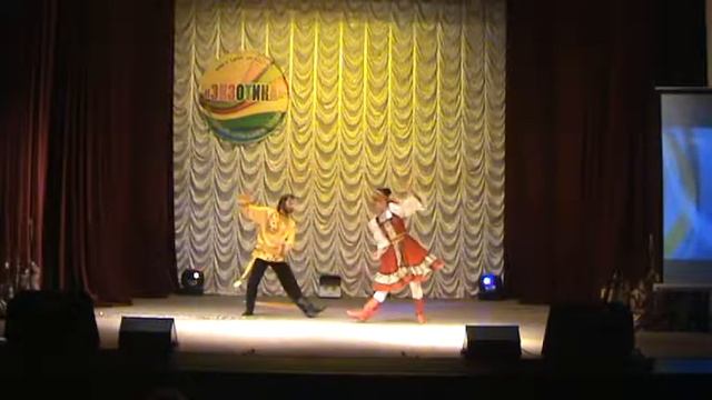 Народный ансамбль танца "Экзотика" - "Барыня" (2014) Карина Абдуллина и Вячеслав Михалёв смотреть онлайн