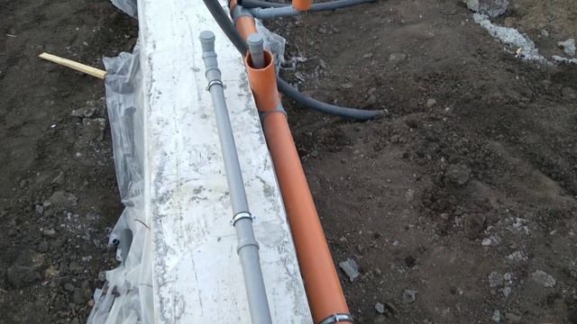 Разводка канализации по фундаменту смотреть онлайн