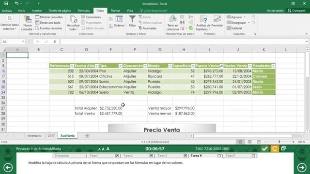 Simulador Excel 2016 смотреть онлайн