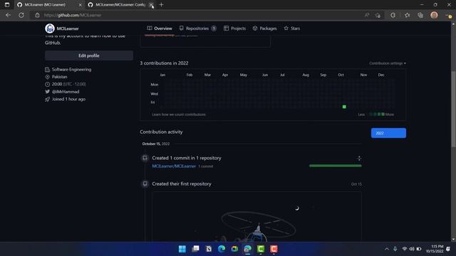 6 -Contribution Graph on GitHub Urdu / Hindi смотреть онлайн