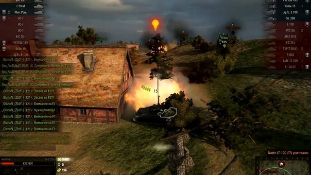 2-7 сосали и чудом победили батчат 25 - мир танков моменты World Of Tanks BatChat 25t