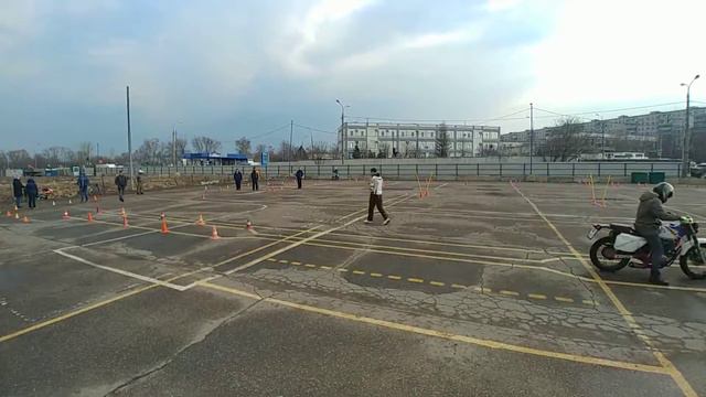 Тестовые заезды перед экзаменом на большой Косинской 1 б. смотреть онлайн