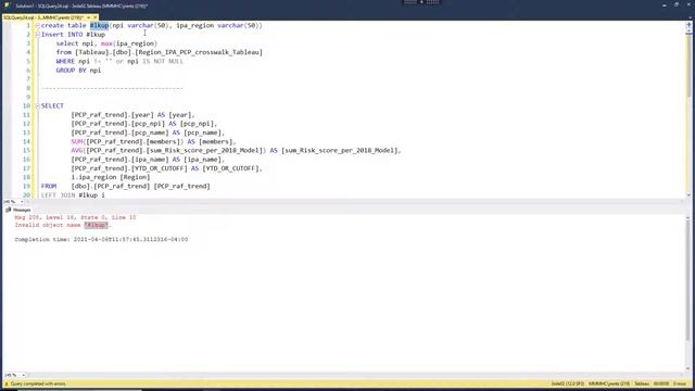 How To Use SQL Temp Tables In Tableau смотреть онлайн