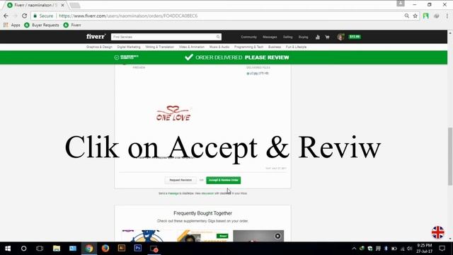 How to Mark Order as Completed & Give Reviews to Seller on Fiverr смотреть онлайн