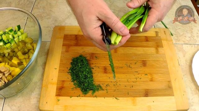 Изумительный ГРИБНОЙ САЛАТ С ОВОЩАМИ на каждый день | Бюджетный и вкусный рецепт. смотреть онлайн