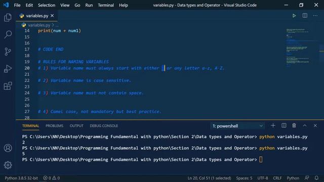 What Are Variables? - Python Tutorial for Absolute Beginners - Programming fundamentals with Python смотреть онлайн