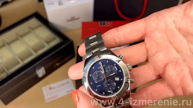 Обзор 4 Измерение TISSOT PR 100 Sport Chic Chronograph арт.  T 1019171104600