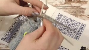 Варежки спицами двусторонним жаккардом. Мастер-класс по вязанию.