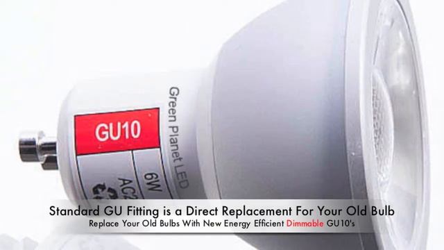 GU10 6w 30 Degree Dimmable COB Chip Technology LED Bulb 570 Lumens смотреть онлайн