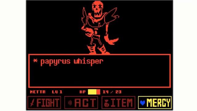 UnderFell Papyrus Battle // Scratch // смотреть онлайн