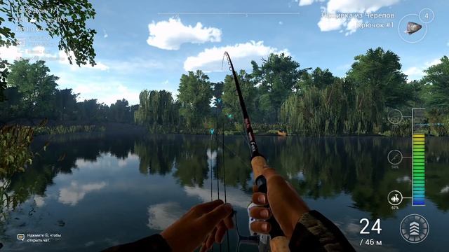 Рыбалка, игра Fishing Planet, ловля сомов на наживку из голов смотреть онлайн