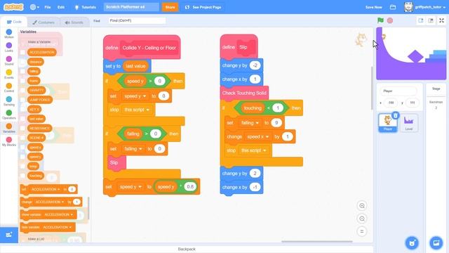 Code A Platformer Game | 4. Slopes & Limb Posing